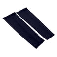thumbnail image 3 of 1 par elástico fútbol baloncesto gimnasio protección solar brazo mangas cubierta M M Navy Cola Cubierta de mangas de brazo de baloncesto, 3 of 8