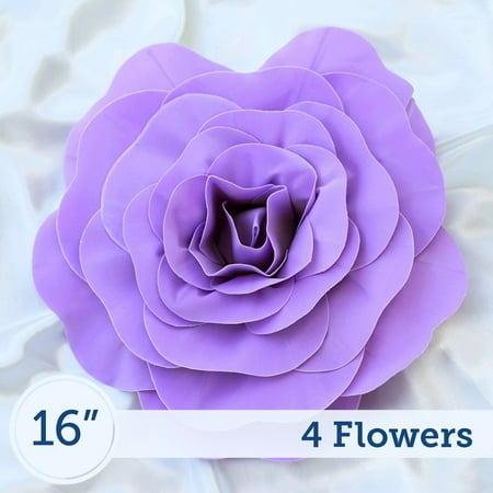 Large Forest Flowers BalsaCircle 4 pcs 16