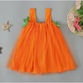 thumbnail image 5 of EnJoCho Baby Girls Pumpkin Halloween Dress - Backless Sleeveless Tulle Princess Dress for Photo𝖲hoot, Fall Festival, 5 of 7