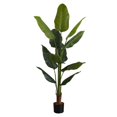 thumbnail image 2 of Strelitzia Coffre en Lin Plante Artificielle, 2 of 2