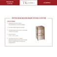 thumbnail image 1 of Backless Bar Stool Outdoor Protective Cover, 1 of 2