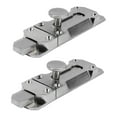 thumbnail image 4 of Raindrops 2Pcs Slide Bolt Door Lock for Bathrooms in Zinc Alloy with Rectangular Shape 13.3X3.8CM, 4 of 8