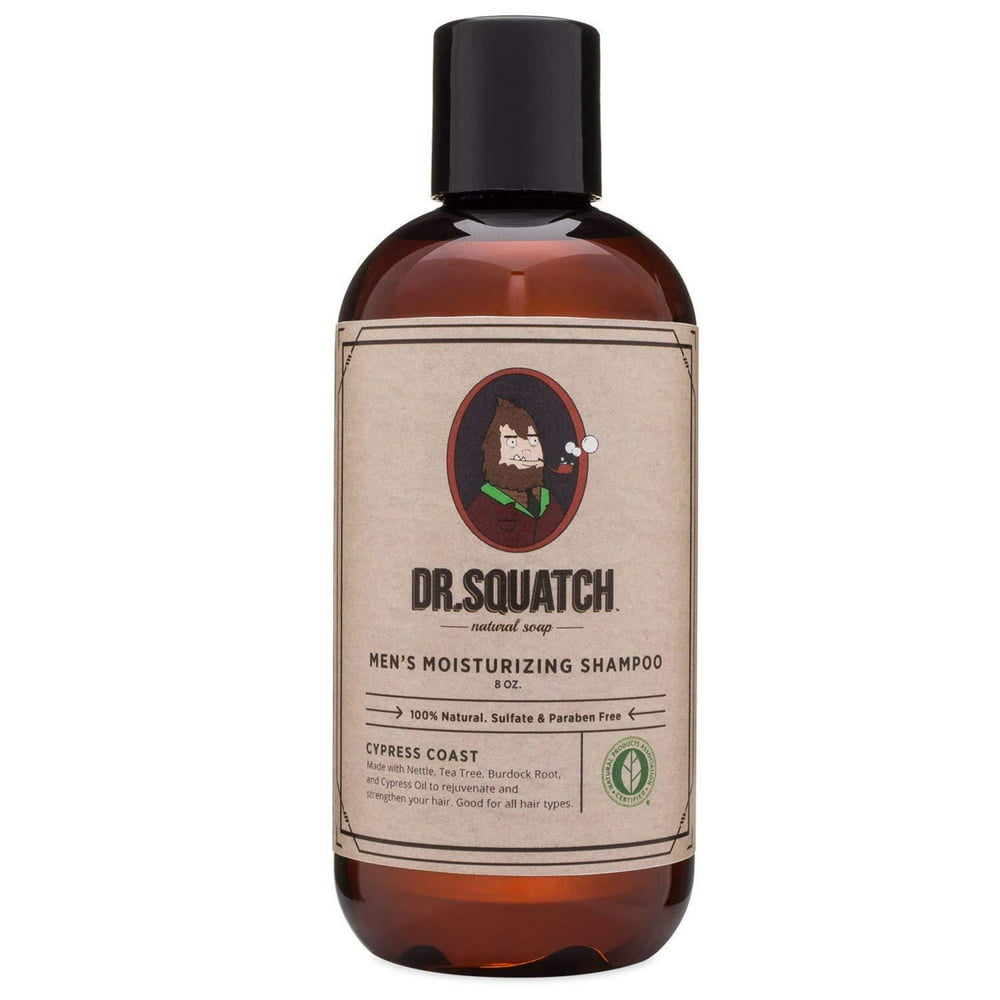 Dr. Squatch Natural Men's Shampoo Eliminate Dandruff, Dry Scalp, and