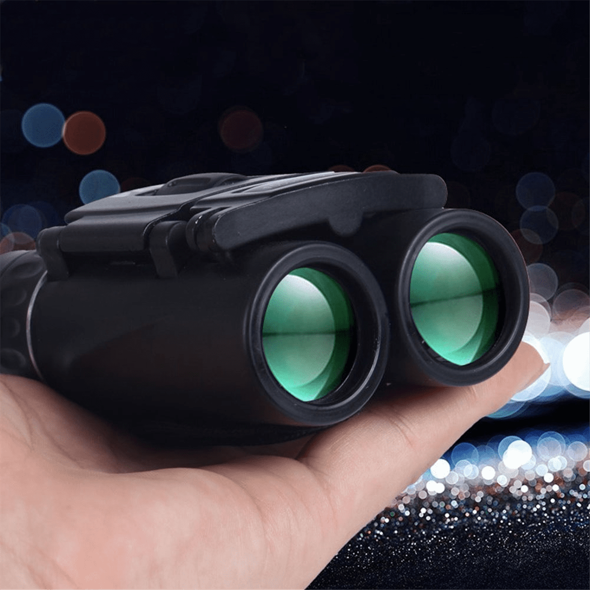 2PCS 2000X25 HD Zoom Portable Binoculars and Single-Tube Telescope 16X52 Long Range BAK4 Telescope Folding for Camping