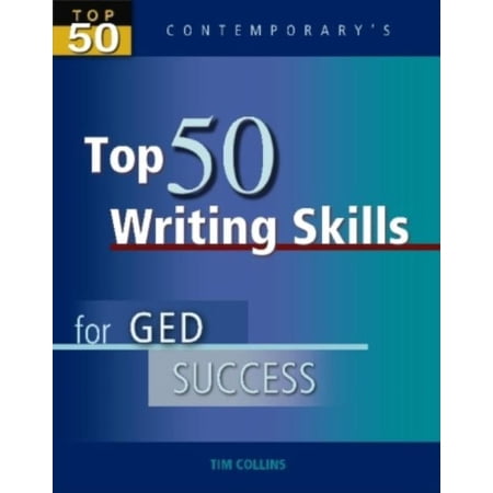 Top 50 Contemporary's Top 50 Writing Skills for GED Success, Student Text Only, (Paperback)