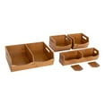 thumbnail image 2 of Bamboo Stackable Bin Organizer (4 Piece Set), 2 of 6