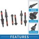 thumbnail image 4 of Unique Bargains 24 Pcs Kit de Tornillos y Tuercas del Colector de Escape No.6505316AA/6504331 para Dodge Ram 1500 02-08 Negro, 4 of 6