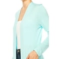 thumbnail image 6 of Women's Classic Long Sleeve Cardigan with Side Pockets for Everyday Wear, 6 of 6