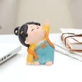 thumbnail image 3 of Destyer Traditional Chinese Lady Yoga Statue Beautiful Car Ornament Xmas Gift Triangle 1Set, 3 of 6