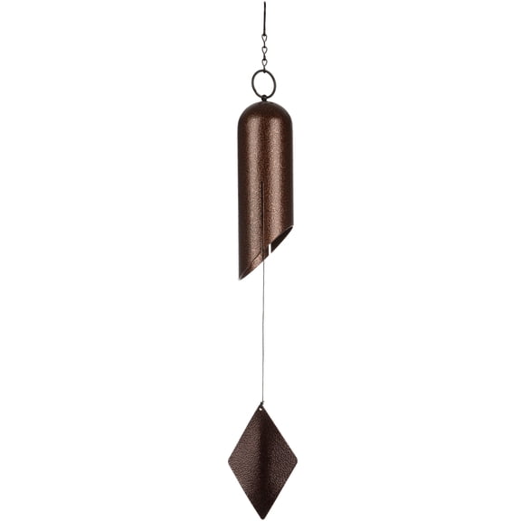 Pure Garden Wind Chimes - 27in Deep Resonance Serenity Bell Chime, Bronze