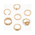 thumbnail image 4 of Fiudx Anillos Bohemios, Conjunto Geométrico Abierto de 7 Piezas, Joyería Única de Estilo Hip Hop, Accesorio de Moda, Perfecto para Cualquier Ocasión, Regalo Especial para Mujeres y Niñas., 4 of 6