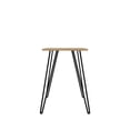 thumbnail image 6 of GDF Studio 50.8" Writing Desk with Hairpin Legs, Compact Workstation, Walnut and Black, 6 of 10