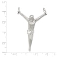 thumbnail image 2 of Sterling Silver Corpus (Crucified Christ) Pendant, 2 of 4