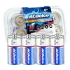 ACDelco C Cell Batteries, Super Alkaline C Battery, 8-Count