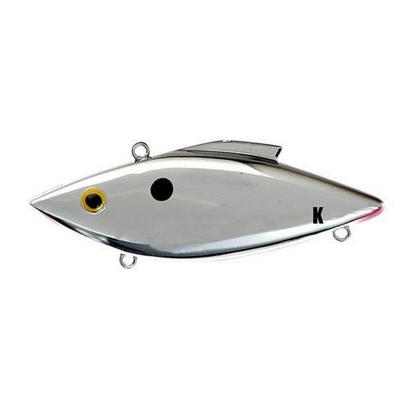 Rat-L-Trap Knock-N-Trap Lipless Crankbait, Chrome & Black Back, 1/2 oz.