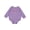 Lavender, variant on Sock Monkey Heart Border Baby Fleece Bodysuit