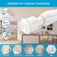 thumbnail image 3 of MesaSe 2 Pack 5/8” Tension Curtain Rod  RV Tension Bars  Cupboard Rods White 16 to 28 Inch, 3 of 10