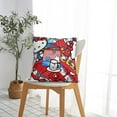 thumbnail image 4 of Hello Kitty Pillow Cover, Square Throw Pillow Cases For Couch Sofa Bed Living Room,Home Decorative, 22"X22", 4 of 9