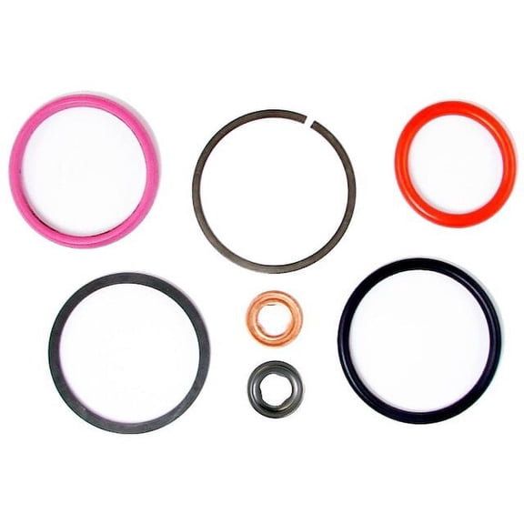 Fuel Injector Seal Kit - Compatible with 2002 - 2003 International 4300 7.6L 6-Cylinder
