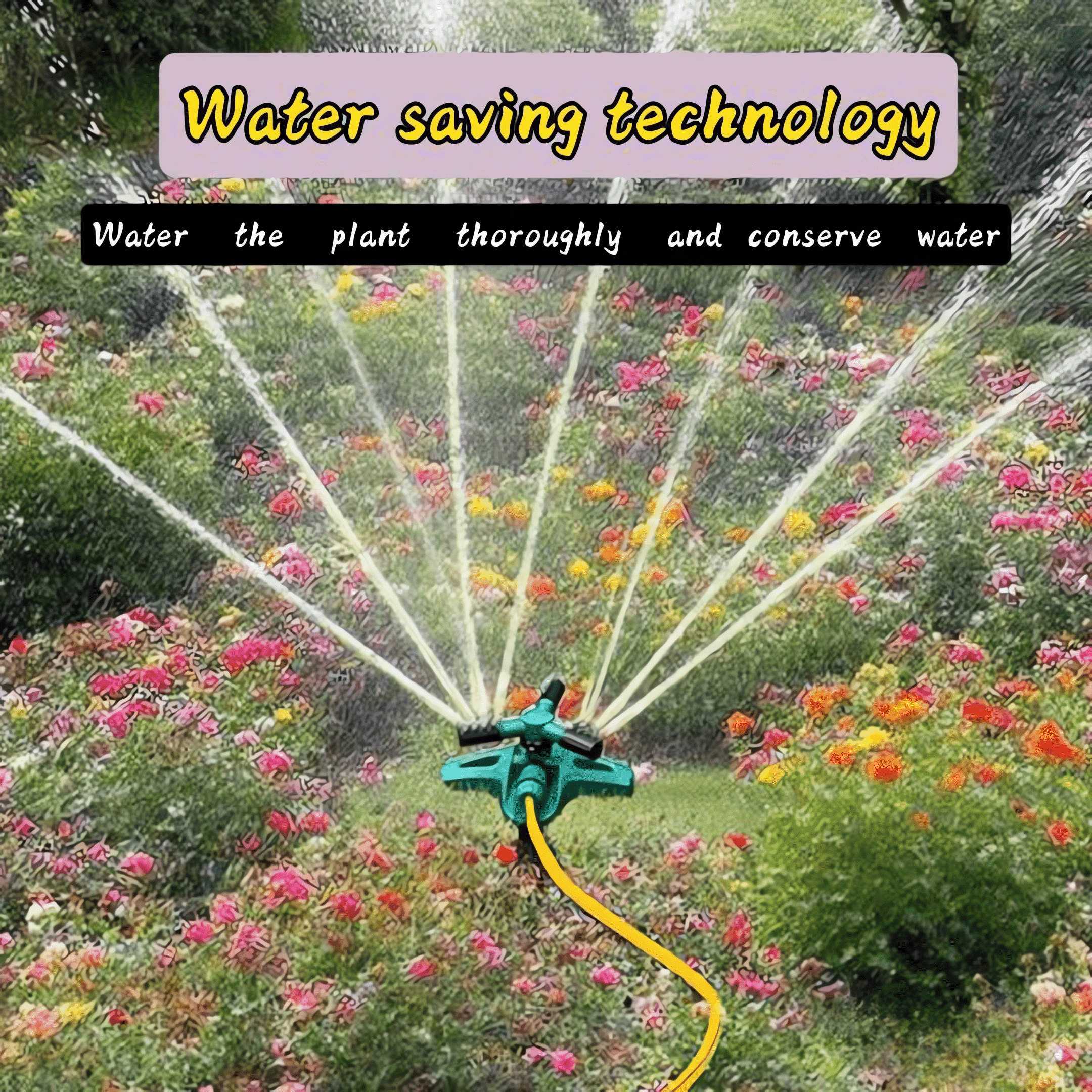 Yard Sprinkler for Lawn ，oscillating Yard Sprinklers，360 Degree Rotation Lawn Sprinkler, MultipurposeYard Sprinklers For Plant Irrigation And Playing