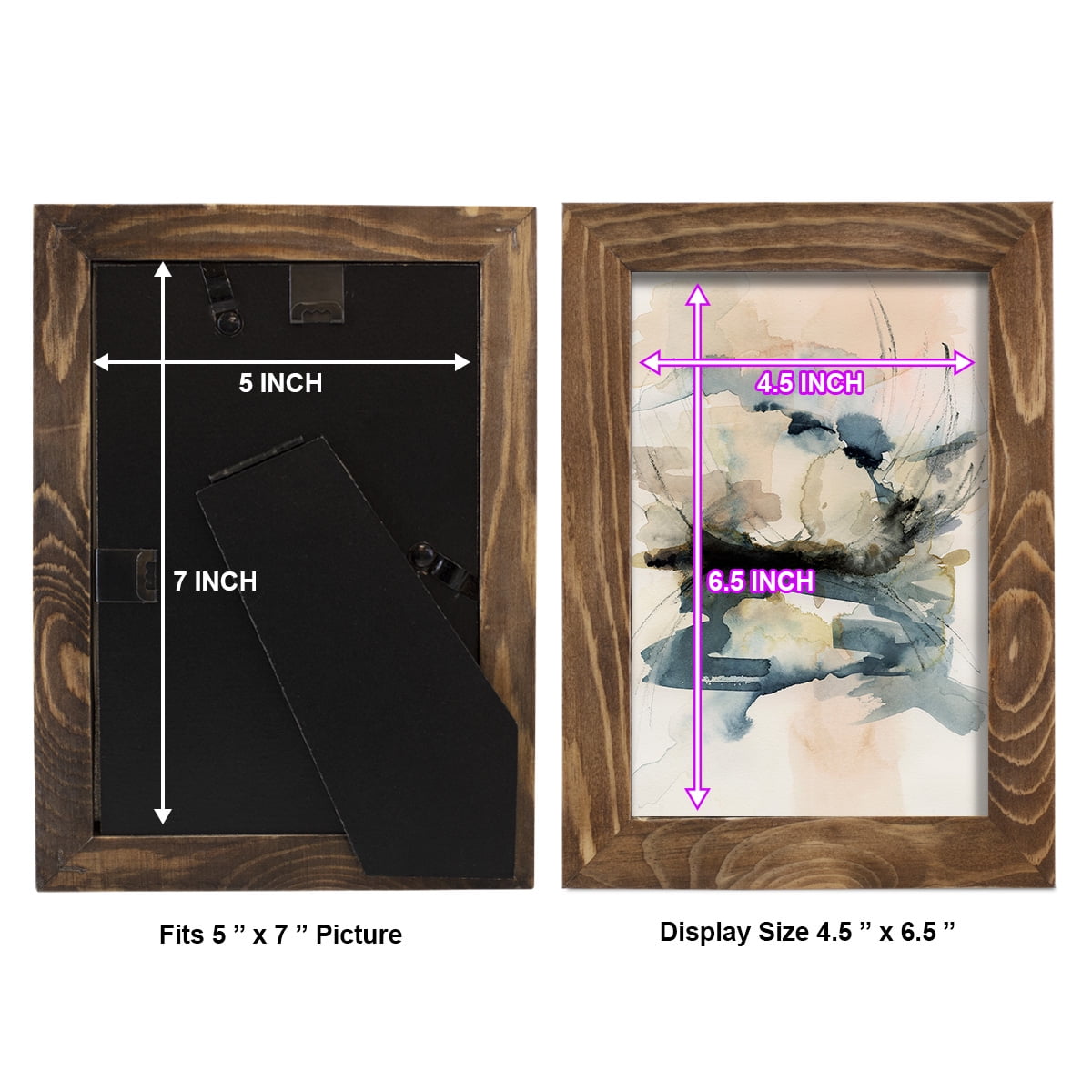 Winter Shoal I - Framed Print w/glass - Walnut