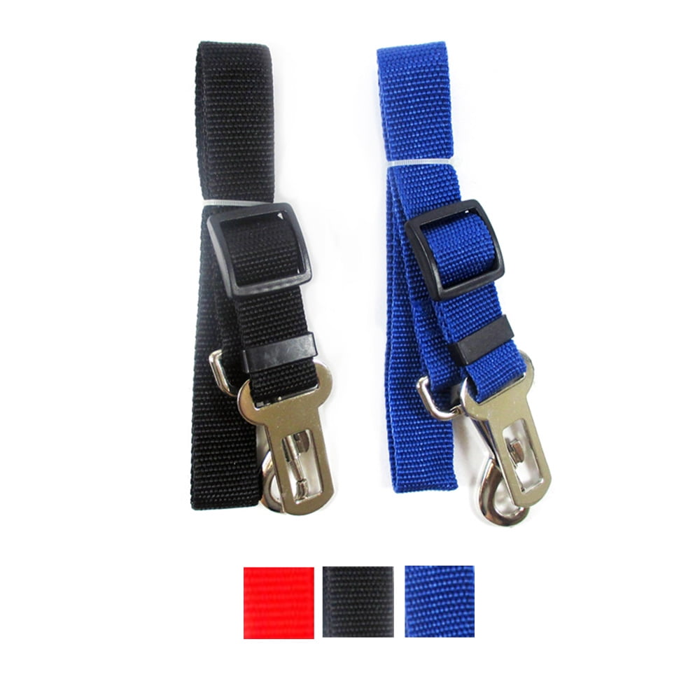 Elisel 2 Packs Adjustable Length Pet Dog Cat car seat Belt Pet seat Belt Pet Accessories for Dogs Cats and Pets