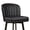 Black-Faux Leather, variant on MultiHaven 26'' Shell Back Bar Stools Set of 2, Swivel Counter Height PU Leather Chairs for Kitchen Island, Cafe - Green