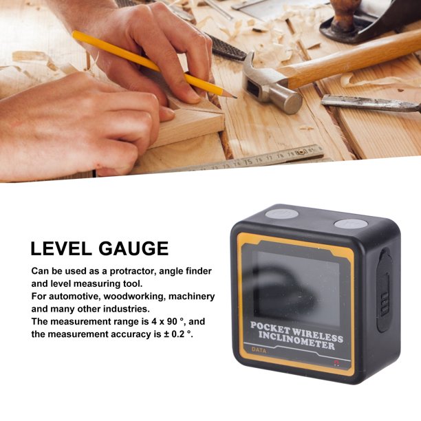 Small Angle Level Angle Finder Digital Angle Level With Magnetic Base - 4-in-1 ...
