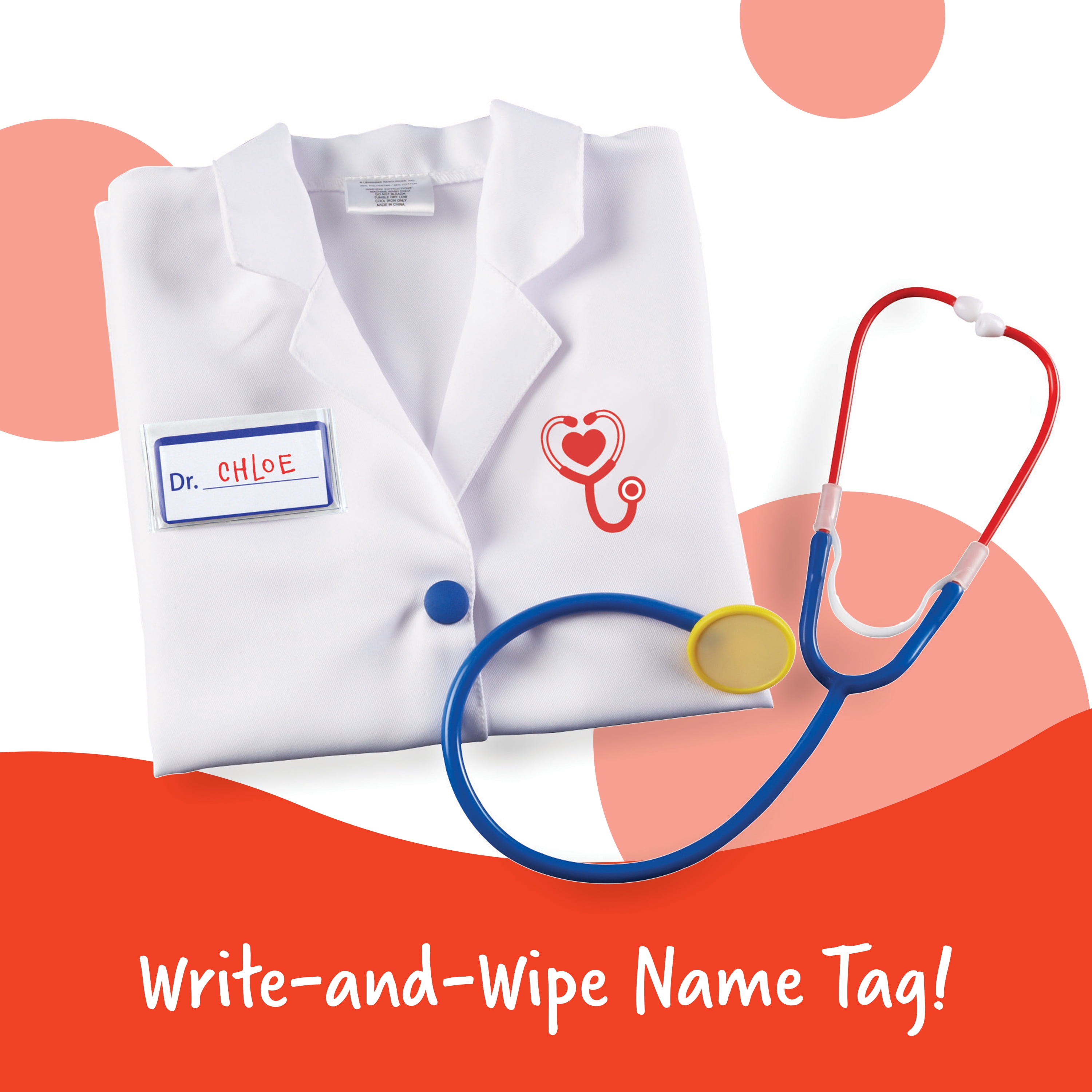Learning Resources Pretend & Play Doctor Play Set, Preschool Toys, Boys & Girls, Ages 3+
