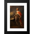 thumbnail image 2 of Heinrich Friedrich Füger 17x24 Black Modern Framed Museum Art Print Titled - Kaiser Joseph II. in Armor (Around 1787-1788), 2 of 5