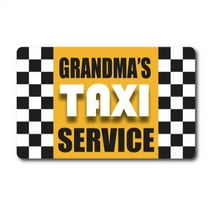 Magnet Me Up Grandma's Taxi Service Magnet Decal, 5x8 Inches, Vinyl Automotive Magnet