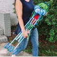 thumbnail image 3 of Cocomelon Umbrella Stroller with Canopy, Lightweight and Compact for Travel, 3D Stroller Red, 3 of 5