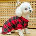 thumbnail image 2 of TELOLY Dog Clothes,Full Body Coverage Dog Sweatshirt,Flexible and Cozy Secure Stitching Details Dog Clothes for Small Dogs,Red,Xl, 2 of 4