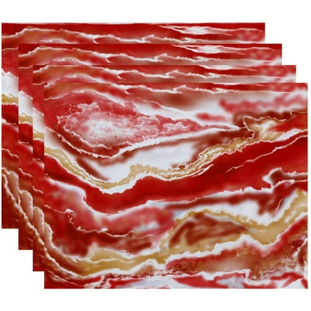 

Simply Daisy 18 x 14 Remolina Geometric Print Placemats Set of 4