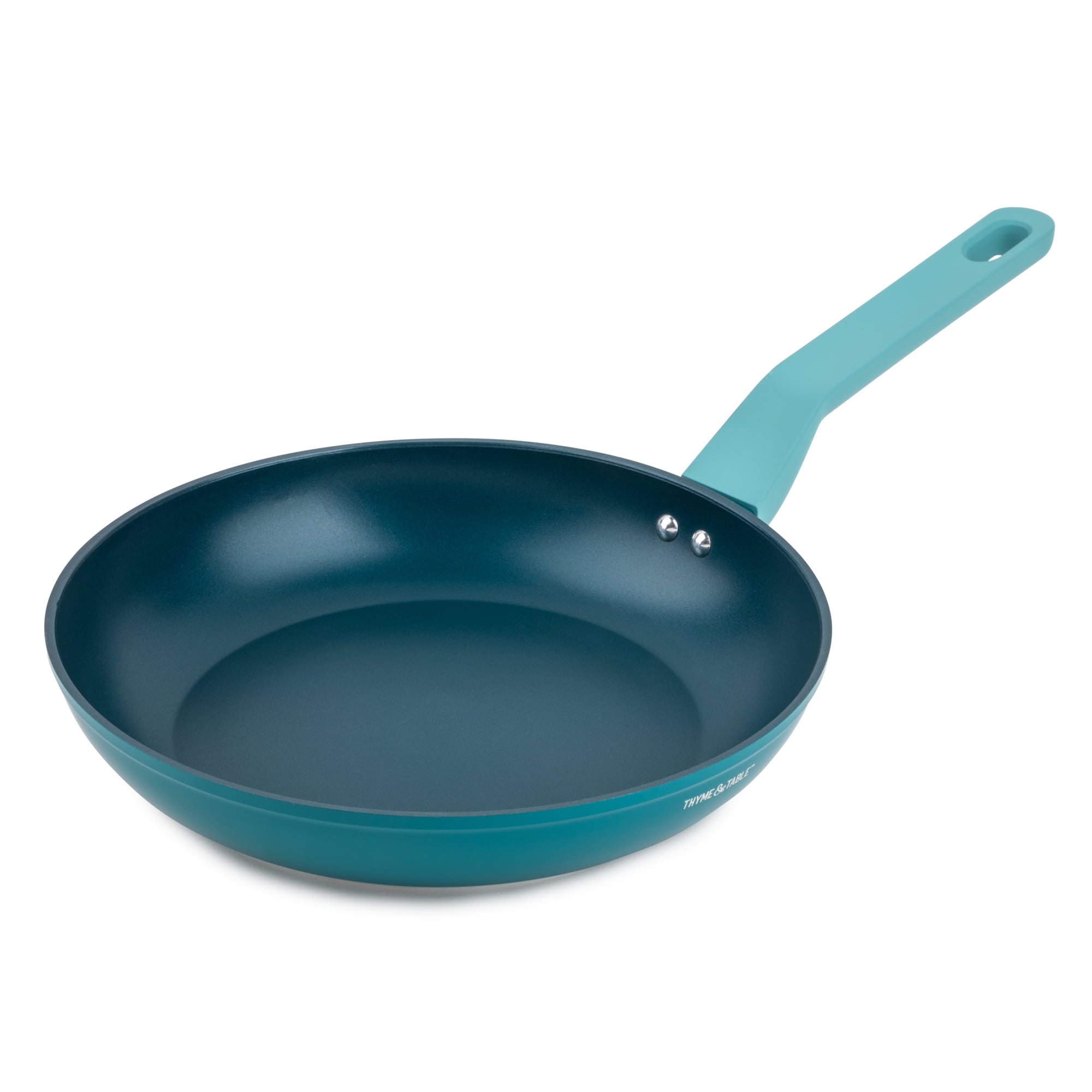 Thyme & Table Eden 12 Piece Cookware Set Non-Stick - Peacock Blue
