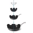 thumbnail image 2 of Protecteurs de Casseroles et Poêles, Ensemble de 12 et 3 Tailles Différentes, Séparateurs de Casseroles Rouges pour Protéger et Séparer Casseroles et Poêles, 2 of 5
