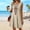*Beige, variant on ClodeEU Women's Sleeveless Embroidered A Line Mini Dress,Casual Boho Swing Dress Beige,Women's Plus L