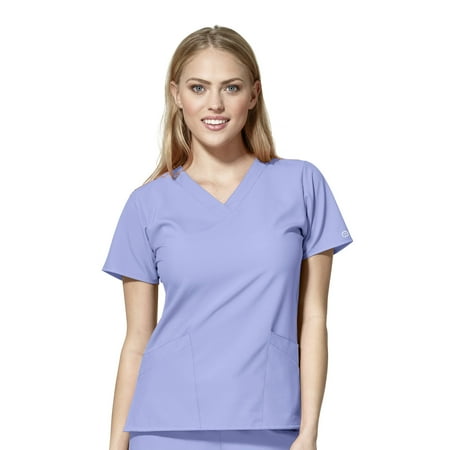 

WonderWink W123 6255-Women s Basic V-Neck Scrub Top