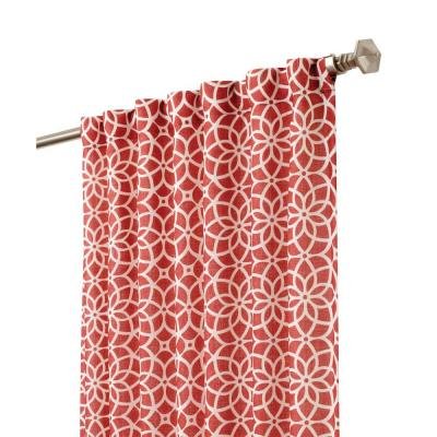 Martha Stewart Living Maine Lobster Full Bloom Back Tab Curtain