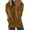Brown, variant on Lenago Women's Cute Hoodies Fashion Woman Long Sleeve Zipper Open Front Loose Outerwear Printing Blouse Coat Tops Pockets Hooded Blouse Fall Outfits on Clearance