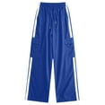 thumbnail image 2 of Pantalones largos para niños y pantalones de verano con cintura elástica para niños, pantalones casuales de pierna ancha de color sólido, pantalones largos para niños, pantalones de abrigo para niños,, 2 of 6