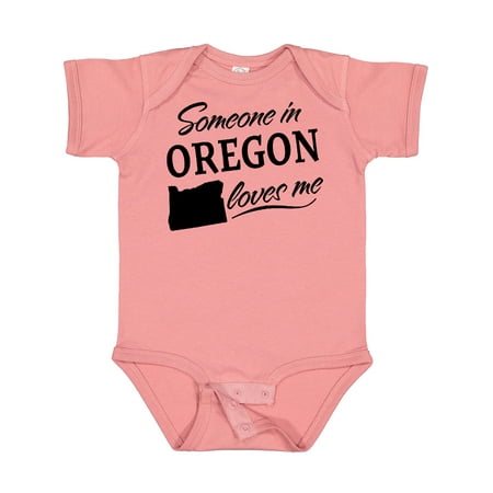 

Inktastic Someone in Oregon Loves Me Gift Baby Boy or Baby Girl Bodysuit