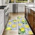 thumbnail image 2 of Lemon Kitchen Rug Mat, Lemon Kitchen Rugs Sets of 2 Washable Non-Slip Kitchen Mats for Floor 2 Piece Lemon Kitchen Decor and Accessories, 2 of 6