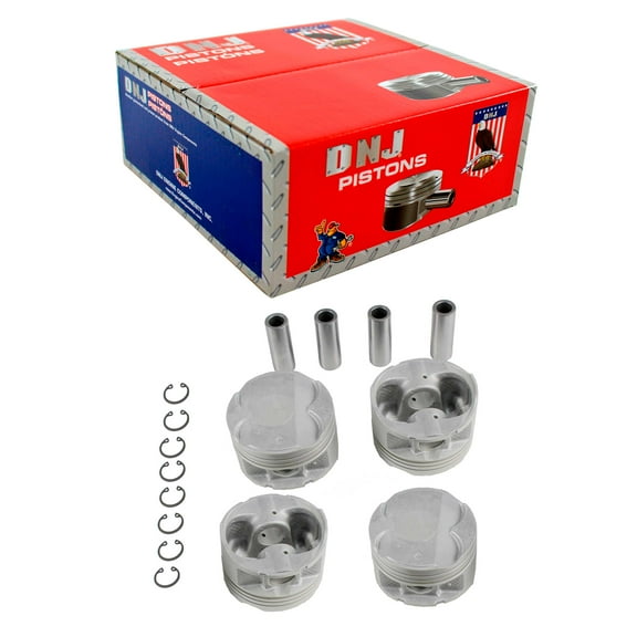 DNJ P916 Std. Complete Piston Set Fits Cars & Trucks 00-06 Pontiac Toyota Corolla 1.8L DOHC 16v