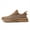 Brown, variant on BUBUDENG Men Athletic Slip on Shoes Mesh Running Shoes Men For Gym Walking Shoes Comfortable