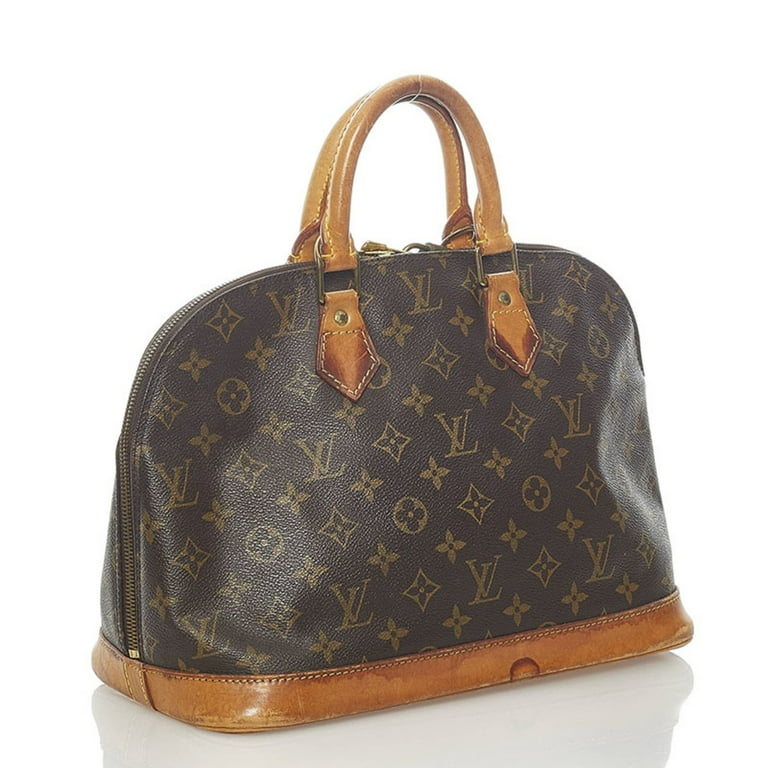Authenticated Used Louis Vuitton Monogram Alma M51130 Bag Handbag