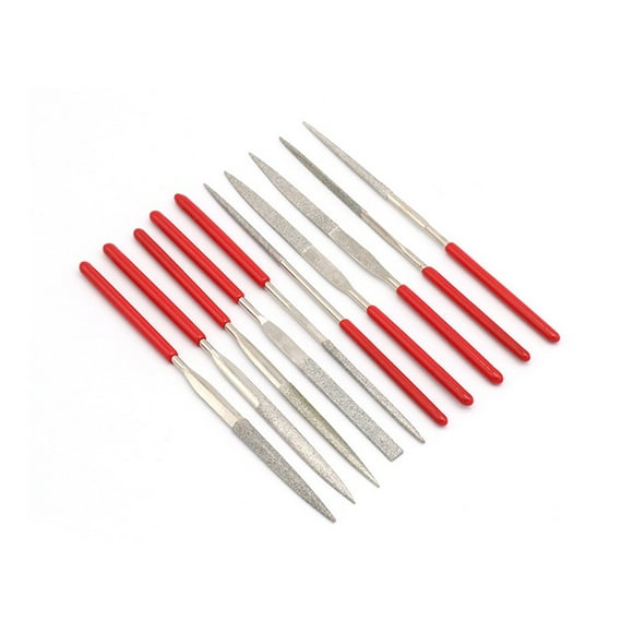 pitrice 10 Pieces Needle Files Rasp Accessories Shape Prop Universal Small Size Shaping File Handicraft DIY Hand Tool Grinding Accessory 160mm