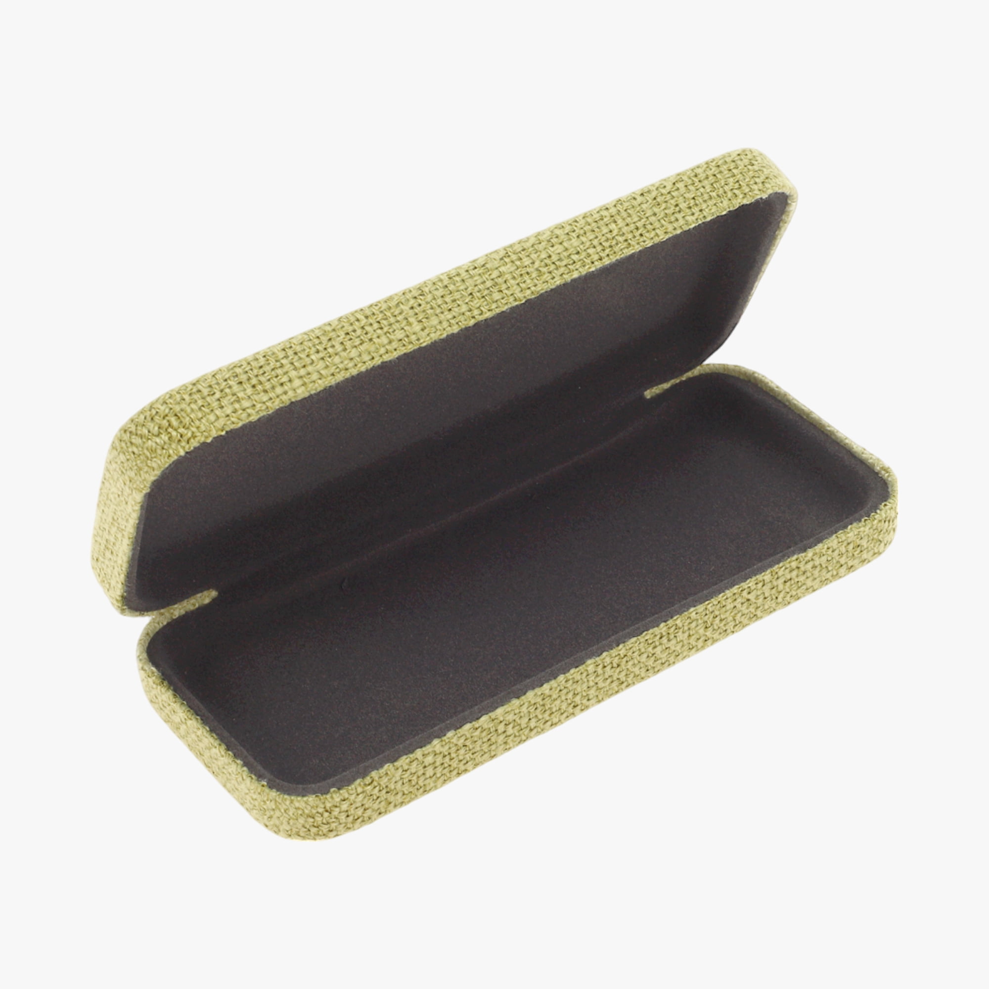 Unique Bargains Burlap Eyeglasses Case Portable Eyeglasses Storage Green