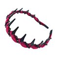 thumbnail image 1 of Diadema sencilla con accesorios para el cabello, banda ondulada para regalar a adolescentes, mujeres y niñas. Rojo, 1 of 9