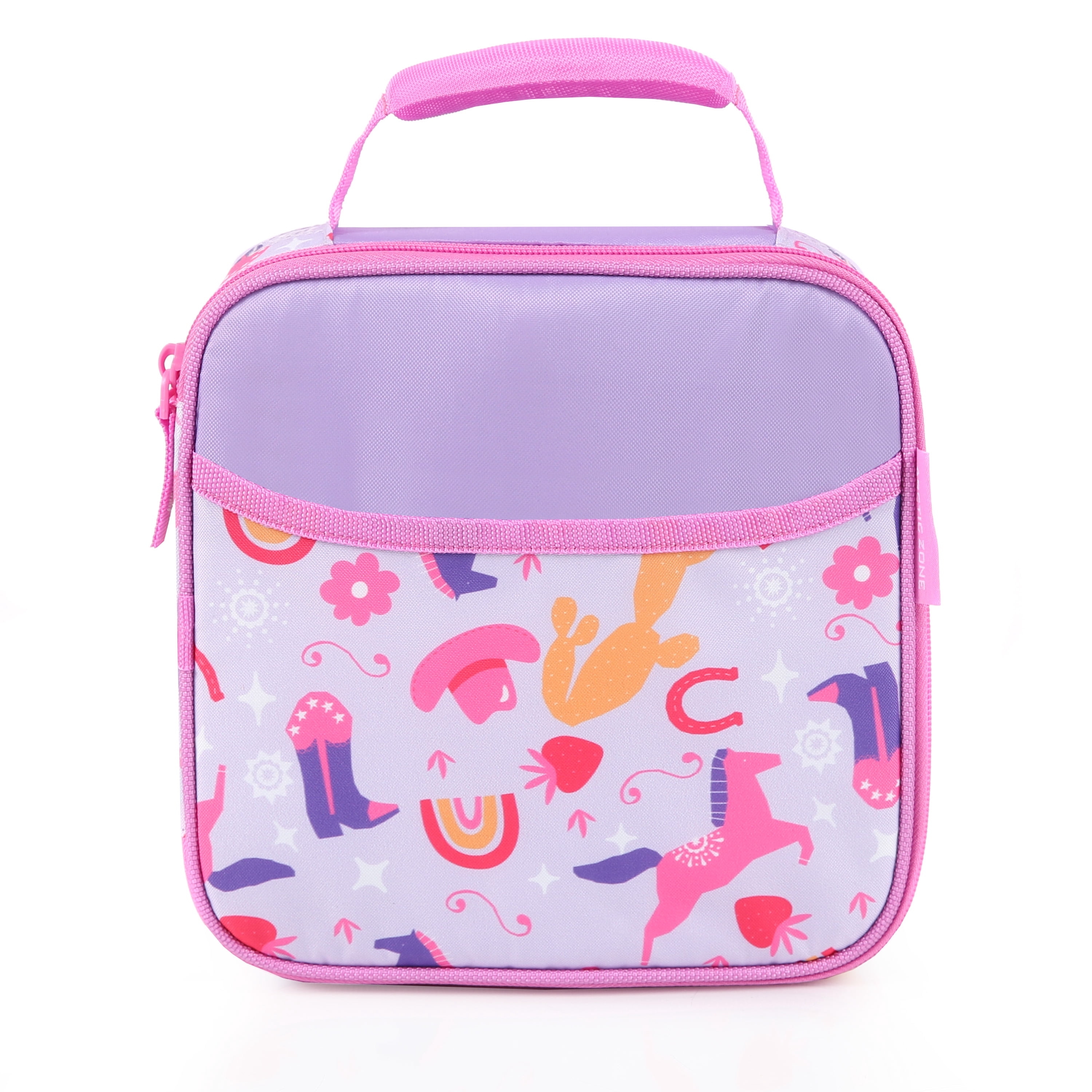 Arctic Zone Combo Lunch Box, Rainbow Western, Includes Food Container, Water Bottle, and Ice Pack
